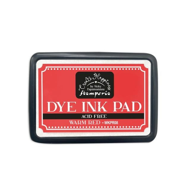 Dye Ink pad Warm red