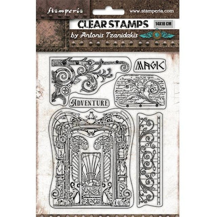 Acrylic stamp cm 14x18 - Magic Forest Adventure