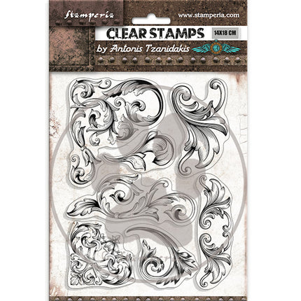 Acrylic stamp 14x18 cm - Sir Vagabond in Fantasy World greeks