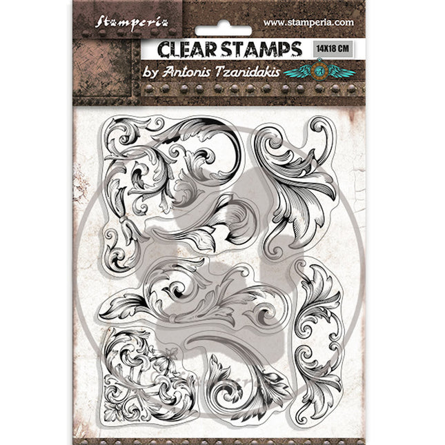 Acrylic stamp 14x18 cm - Sir Vagabond in Fantasy World greeks