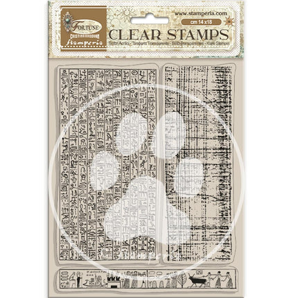 Acrylic stamp cm 14x18 - Fortune Egypt