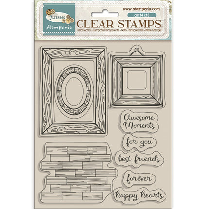 Acrylic stamp cm 14x18 - Alterego frames