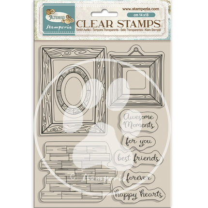 Acrylic stamp cm 14x18 - Alterego frames