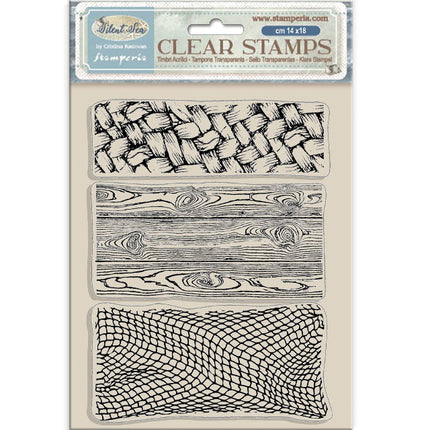 Acrylic stamp 14x18 cm - Silent Sea 3 textures