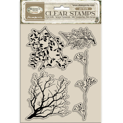 Acrylic stamp 14x18 cm - Herbarium Silvae tree branches