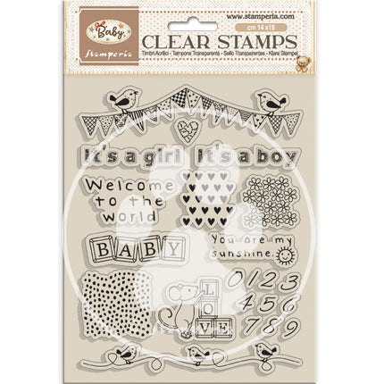 Acrylic stamp 14x18 cm - Baby
