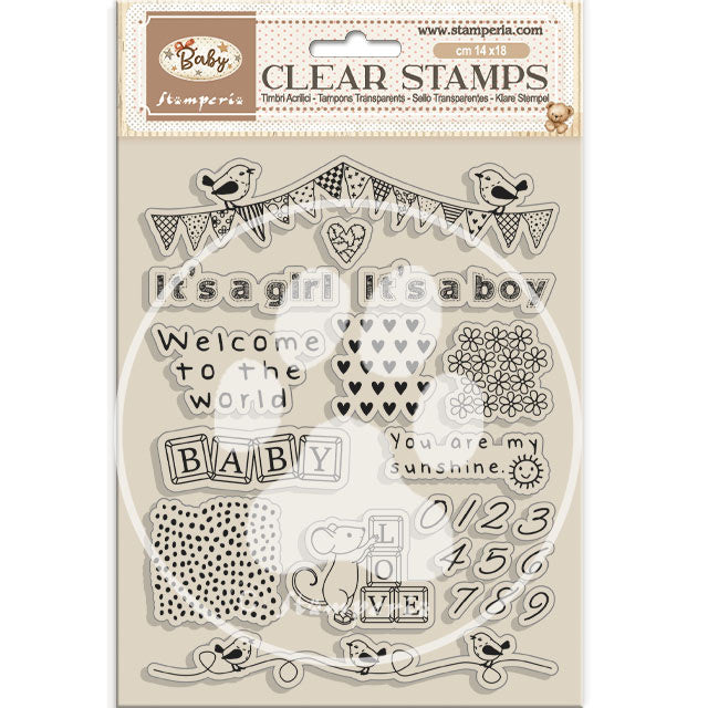Acrylic stamp 14x18 cm - Baby