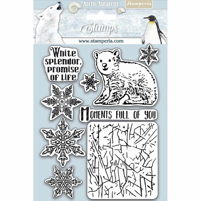 HD Natural Rubber Stamp cm.14x18 Moments full of you