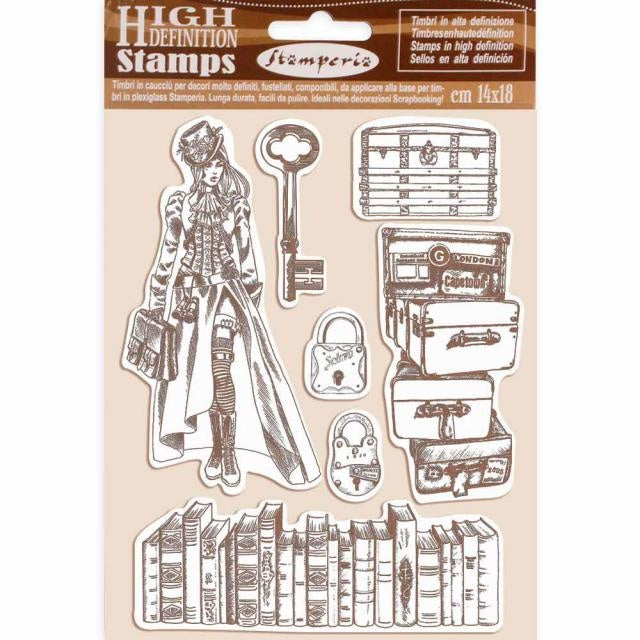 HD Natural Stamp cm 14x18 Lady Vagabond