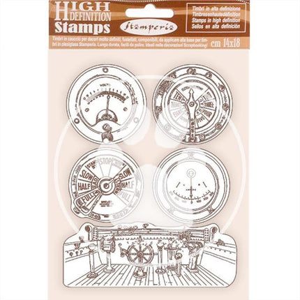 HD Natural Rubber Stamp cm 14x18 - Lady Vagabond Lifestyle enginess