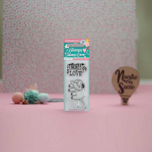 Acrylic stamp cm. 4,3x9,7 Totally love
