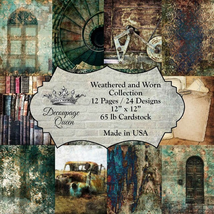 Weathered and Worn Collection Scrapbook Set