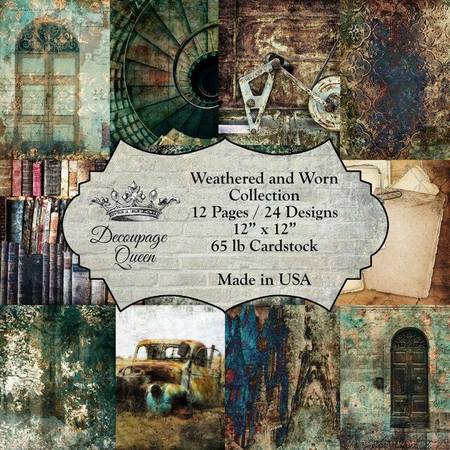 Weathered and Worn Collection Scrapbook Set